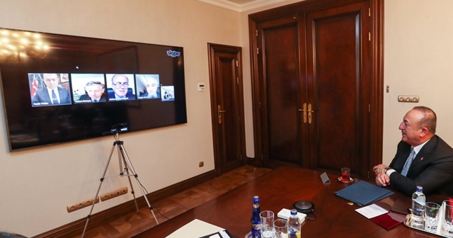 Çavuşoğlu&#039;ndan büyükelçilerle telekonferans görüşmesi