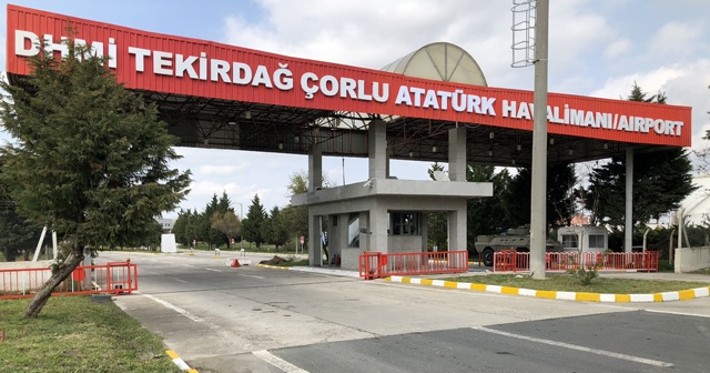 Çorlu Atatürk Havalimanında uçuşlar durdu