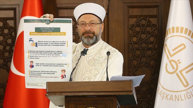 Diyanet İşleri Başkanı Erbaş’tan korona virüs tedbirlerine ilişkin açıklama