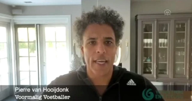 Eski Fenerbahçeli futbolcu Van Hooijdonk'tan Türkçe 'evde kal' mesajı