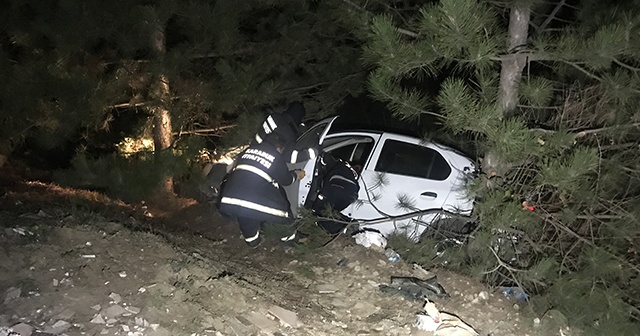 Karabük&#039;te otomobil devrildi: 1 ölü, 3 yaralı