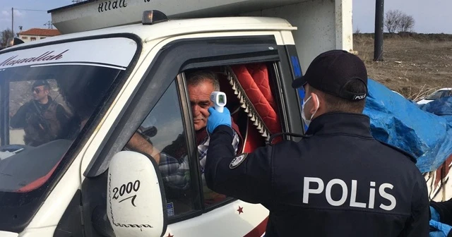 Kastamonu girişlerinde ateş ölçer ile kontroller başladı