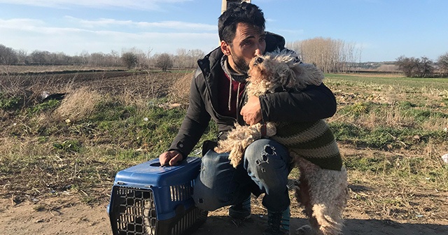 Sınırı geçerken 6 yıldır baktığı kedisi ve köpeğinden vazgeçti