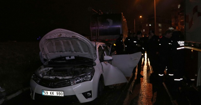 Tekirdağ’da LPG’li otomobilde patlama: 2 yaralı