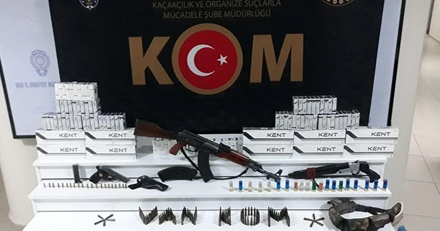 Van’da silah ve mühimmat ele geçirildi