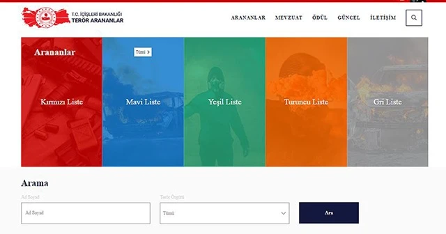 &#039;Terörden Arananlar Listesi&#039; yenilendi