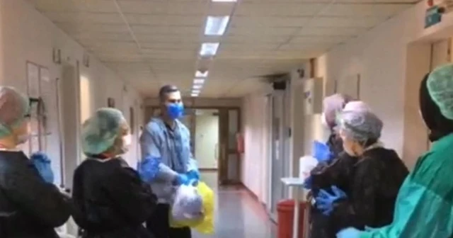 14 günlük tedavisinin ardından alkışlarla taburcu oldu
