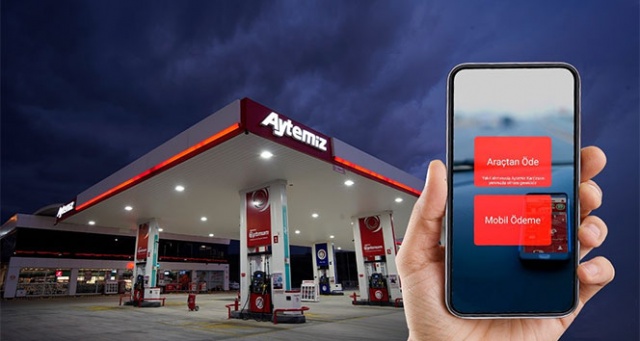 Akaryakıt alımında temassız mobil ödeme