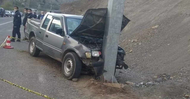 Artvin’de trafik kazası: 1 ölü,1 yaralı