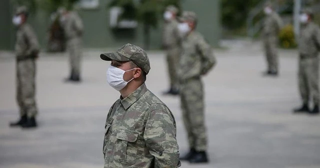 Askeri birlikte koronavirüs tedbirleri üst seviyede