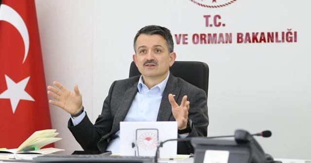 Bakan Pakdemirli, video konferans aracılığıyla TZOB danışma kurulu toplantısına katıldı