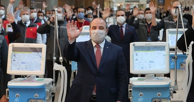 Bakan Varank yerli yoğun bakım solunum cihazının üretim sürecini anlattı