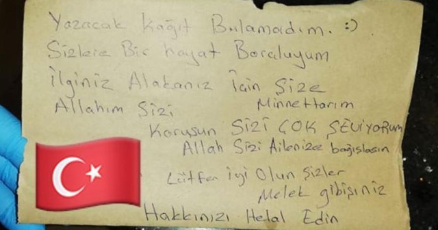 Bursa&#039;da koronavirüsü yenen kişi sağlık çalışanlarına &#039;Sizlere bir hayat borçluyum&#039; notu bıraktı