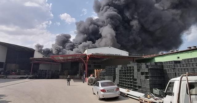 Bursa&#039;da soğuk hava deposunda yangın