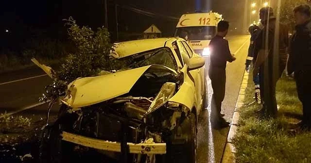 Cip tıra arkadan çarptı