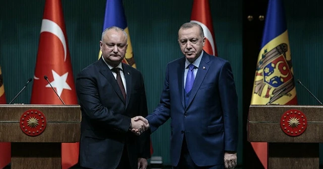 Cumhurbaşkanı Erdoğan Moldova Cumhurbaşkanı Dodon ile görüştü