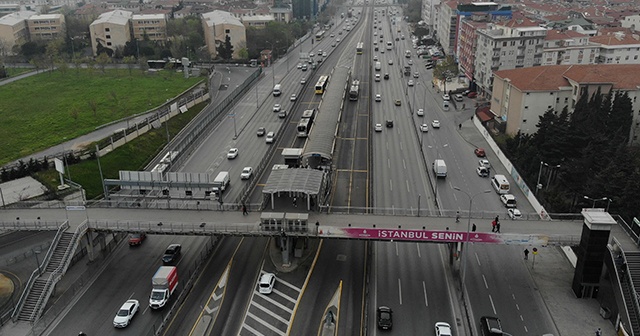 E-5 ve metrobüs yollarında hareketlilik