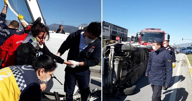 Edremit'te feci kaza: 1 yaralı