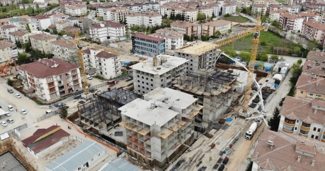 Elazığ&#039;da deprem konutları hızla yükseliyor, bazılarının kaba inşaatı bitti