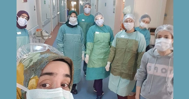 Genç doktor alkışlarla taburcu edildi