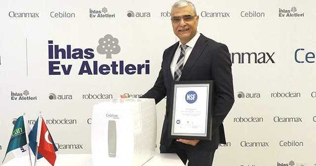 İhlas Ev Aletleri'nden NSF onaylı hijyenik bir su arıtma cihazı