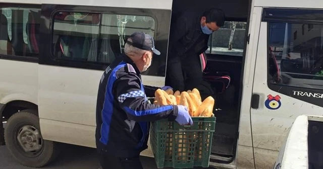 İlçe genelinde 21 bin 200 ekmek dağıtımı gerçekleştirildi