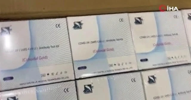 İstanbul’da 5 bin 575 adet Covid-19 Test Kiti ele geçirildi