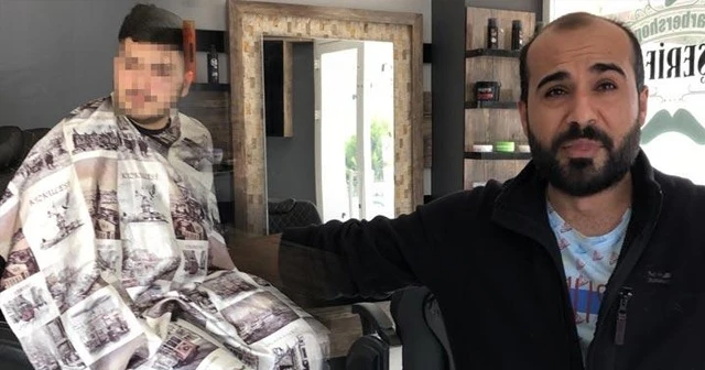 Kaçak tıraşa şok baskın! Amcamın oğlu memlekete gidecekler