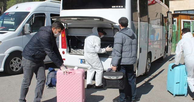 Karantina süresini tamamlayan 151 kişi memleketlerine gönderildi