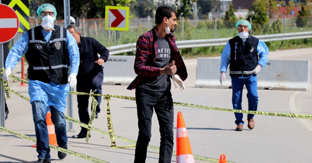 Korona virüs testi pozitif çıktı, hastaneden kaçıp polislere dehşet yaşattı