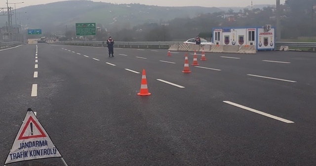 Kuzey Marmara Otoyolu’nda giriş ve çıkışlar kapatıldı