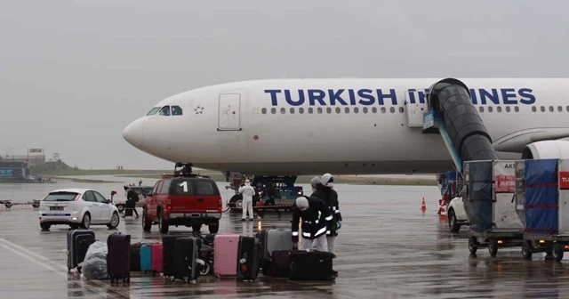 Makedonya’dan 270 kişi Trabzon’a getirildi
