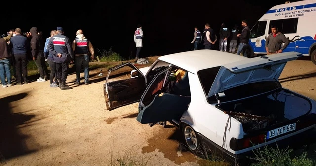 Nazilli’de kontrolden çıkan araç baraj göletine uçtu: 1 ölü