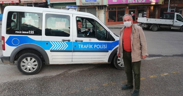 Polis kimliğini görünce şaştı kaldı!