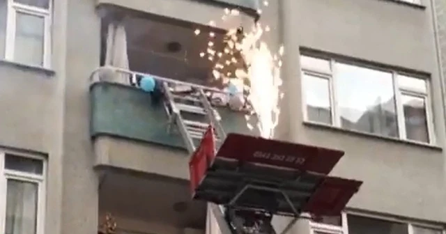 Rize’de sıra dışı doğum günü sürprizi