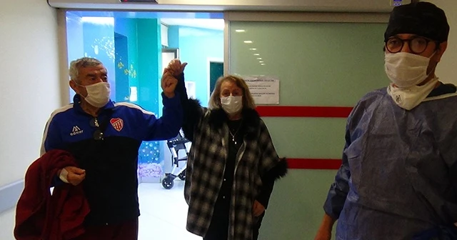 Silivri’de yaşlı çift korona virüsü yendi