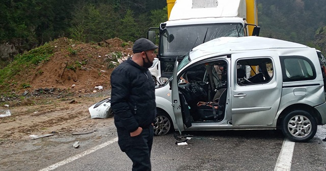 Trabzon’da trafik kazası: 1 ölü