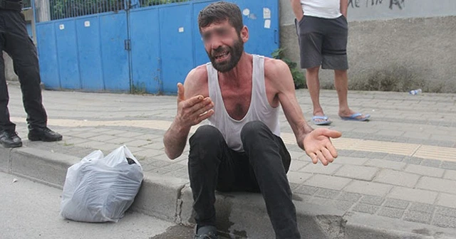 Yardım alamadı, kendini yakmaya kalktı