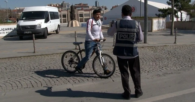 Yasağı ihlal etti, yakalanınca 'Maske üretim atölyesinde çalışıyorum' dedi