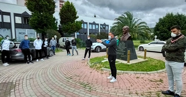 Altay'da futbolculara Kovid-19 testi yapıldı