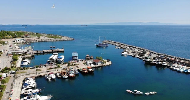Avcılar sahilden Uludağ manzarası