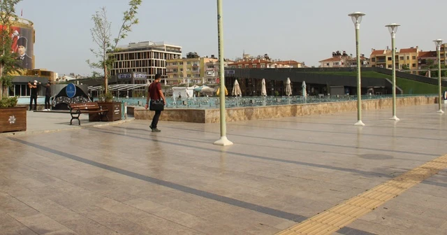 Aydın, yasaktan değil sıcaktan evde kaldı