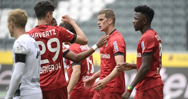B.Leverkusen, Mönchengladbach'ı deplasmanda yendi
