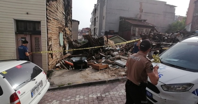 Beyoğlu’nda 3 ay önce yanan evde kafatası bulundu