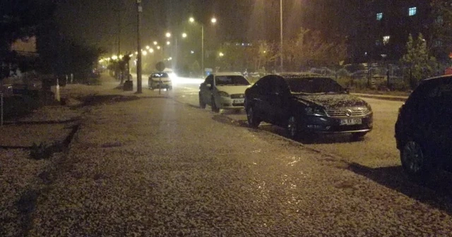 Bingöl'de dolu etkili oldu