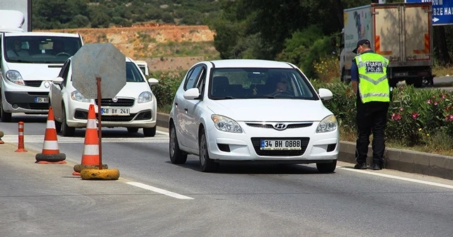 Bodrum’a giren araç sayısı 1 günde yüzde 25 arttı