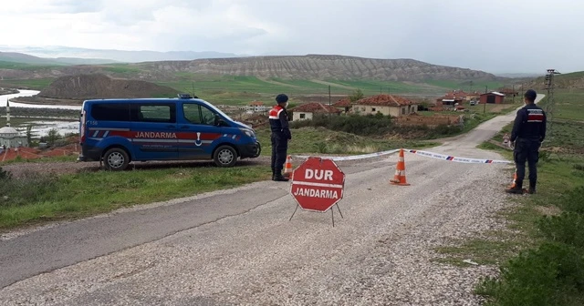 Çorum’da bir köy karantinaya alındı