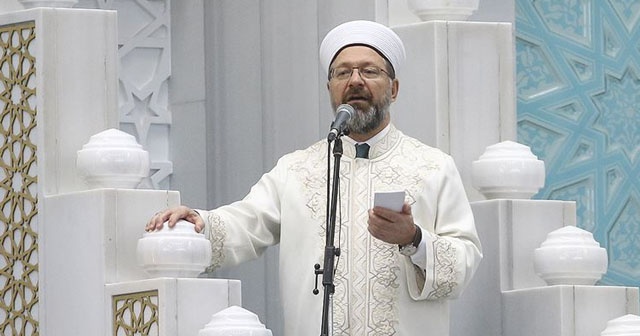 Diyanet İşleri Başkanı Erbaş Ramazan Bayramı hutbesini irat etti