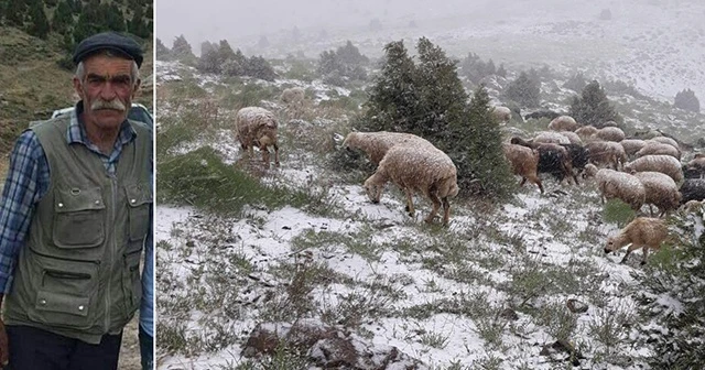 Fırtınada kalan sürüsünü kurtarmaya giderken hayatını kaybetti