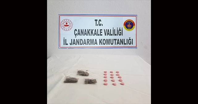 Gökçeada’da uyuşturucu operasyonu